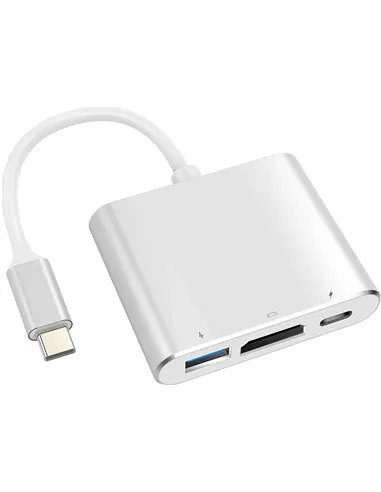 A Tres Click | Convertidor De USB C a USB 3.1, HDMI 4k y USB C $&nbsp;79.400 $&nbsp;49.916 Generic Convertidores de Video 