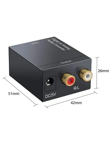A Tres Click | Convertidor De Audio Óptico a RCA $&nbsp;45.429 $&nbsp;26.723 Generic Convertidores de Audio 