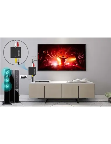 A Tres Click | Convertidor De Audio Óptico a RCA $&nbsp;45.429 $&nbsp;26.723 Generic Convertidores de Audio 