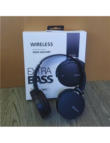 A Tres Click | Diadema Bluetooth Extra Bass MDR-XB650BT Negra $&nbsp;71.900 $&nbsp;45.315 Generic Audífonos 
