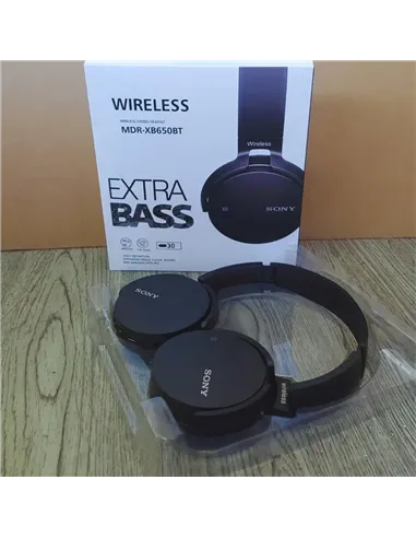 A Tres Click | Diadema Bluetooth Extra Bass MDR-XB650BT Negra $&nbsp;71.900 $&nbsp;45.315 Generic Audífonos 