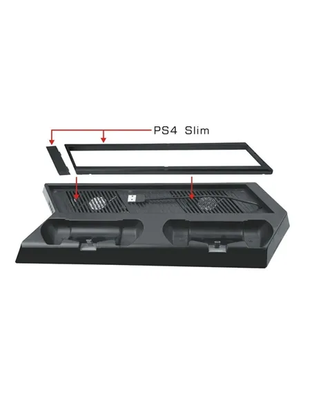 A Tres Click | Base Refrigerante Vertical Ajustable Ps4 -slim-pro $ 85.571 $ 50.336 Generic Accesorios Video Juegos 