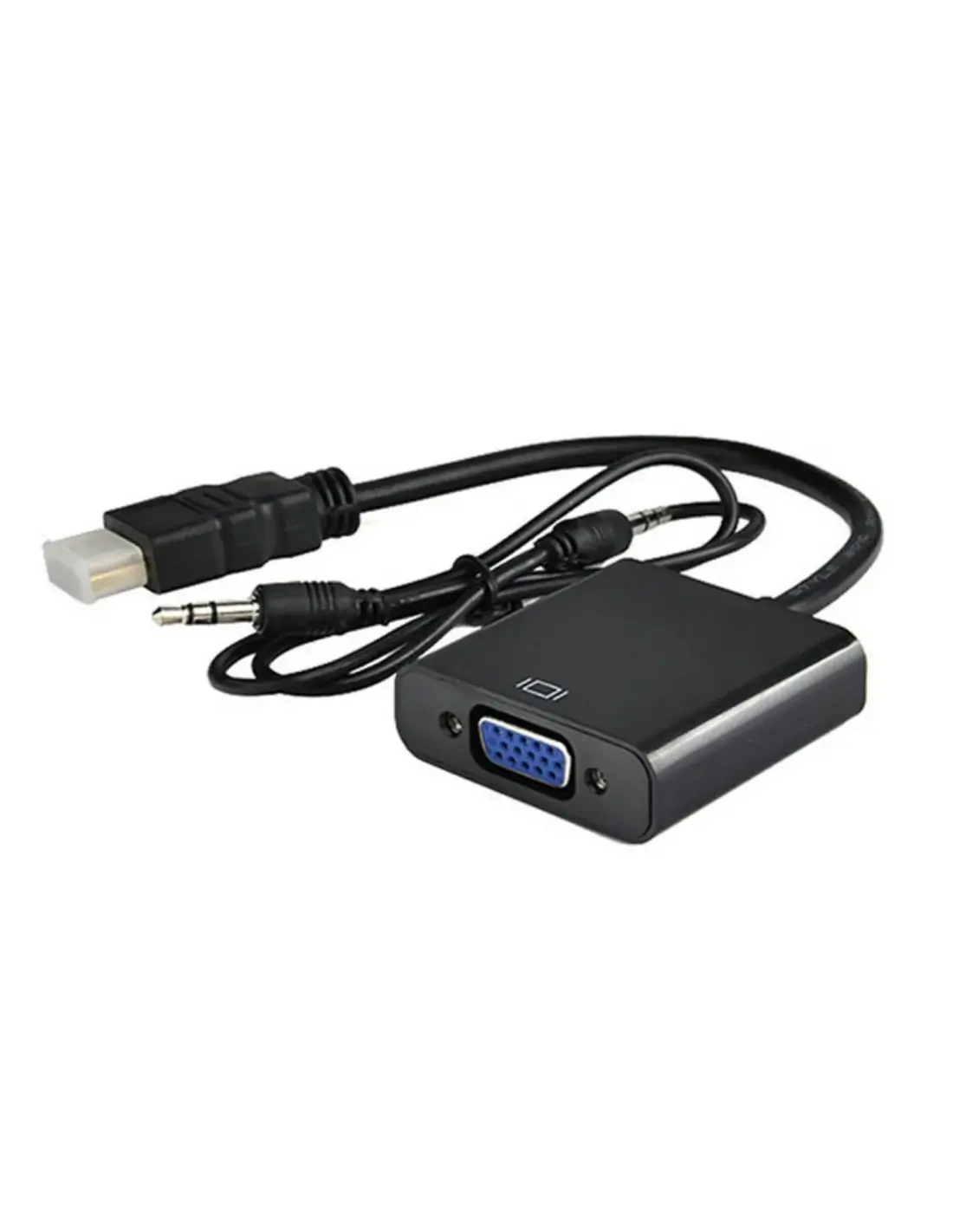 Convertidor HDMI a VGA - 1 toma - Entrada HDMI - VGA + 2 Salidas RCA (I/D)  - DJMania