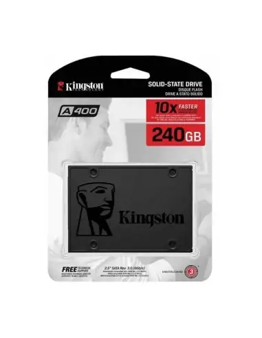 A Tres Click | Disco Estado Solido Kingston A400 240 GB SATA 2.5" SSD $ 219.867 $ 123.791 Kingston Discos Duros 