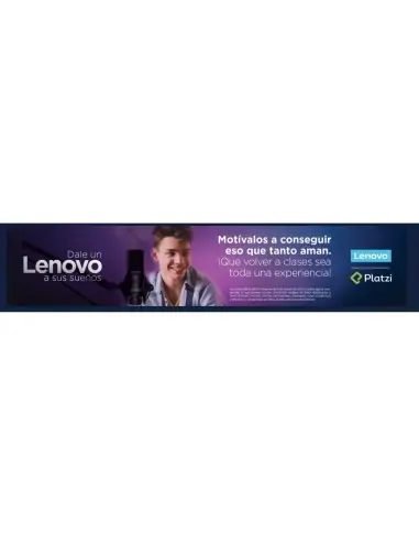 A Tres Click | Escuela De Aprendizaje Virtual Lenovo + Platzi $ 55.900 $ 55.900 Lenovo Licencias Windows y Office 