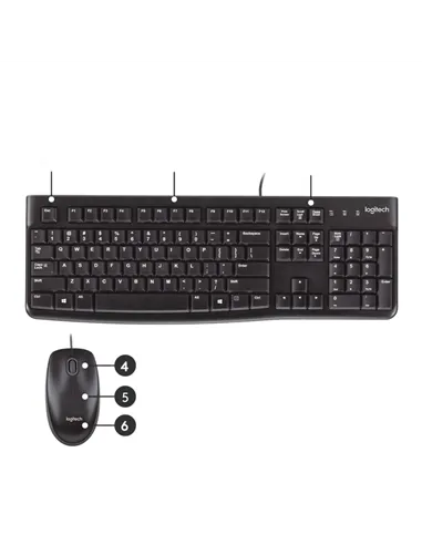 A Tres Click | Combo teclado y mouse Alambrico Logitech MK120 Español $&nbsp;99.000 $&nbsp;66.555 Logitech Teclados y Mouse 