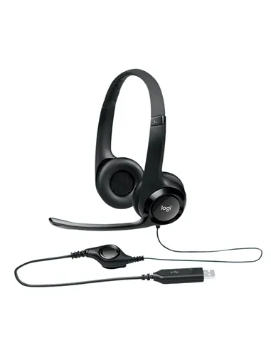A Tres Click | Diadema Logitech H390 USB (Con suspensión de ruido) $ 189.900 $ 119.685 Logitech Audífonos con Cable