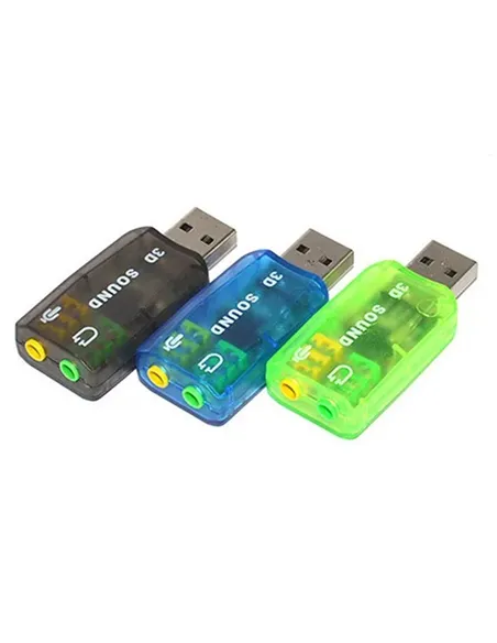 A Tres Click | Tarjeta De Sonido 5.1 USB 2.0 $ 13.600 $ 5.714 Generic Convertidores de Interfaces 