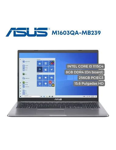 A Tres Click | Portatil Asus X515EEA Intel Core I3 1115G4, SSD 256GB, DDR4 8GB, 15.6" HD $ 2.399.000 $ 1.391.420 Asus Portátiles & Notebook 