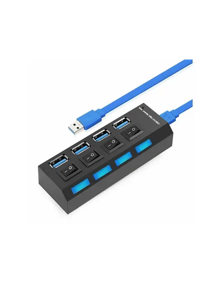 A Tres Click | Hub USB 3.0 Con Interruptor Independiente $ 51.600 $ 21.681 Generic Convertidores de Interfaces 