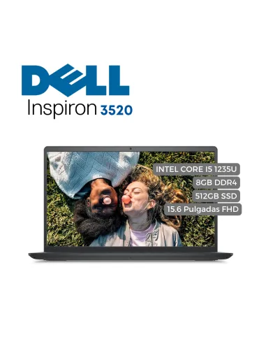 A Tres Click | Portátil DELL Inspiron 3520 Intel Core I5 1235U, 8GB, 512 SSD, 15.6" FHD $ 2.890.000 $ 1.907.400 Dell Portátiles & Notebook 