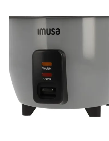 A Tres Click | Olla Arrocera IMUSA 3 tazas Con Vaporera y Accesorios Color Gris $&nbsp;104.900 $&nbsp;88.151 IMUSA Cocina 7702073603340