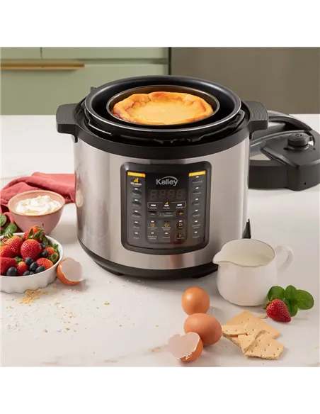A Tres Click | Olla MultiChef Kalley 5.5Litros K-OMP Plateado $ 579.900 $ 243.655 Kalley Cocina 7700149148191