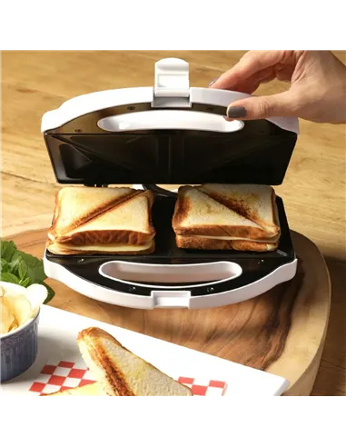 A Tres Click | Sanduchera Kalley dos puestos K-SM101 Blanco $&nbsp;92.900 $&nbsp;58.739 Kalley Cocina 7701023114356