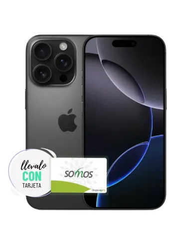 A Tres Click | Celular Iphone 16 pro max 256GB E-Sim Color Negro Titanium $ 9.052.000 $ 5.705.042 APPLE Apple 