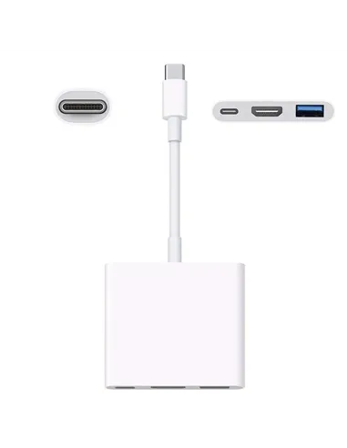 A Tres Click | Convertidor De USB C a USB 3.1, HDMI 4k y USB C $&nbsp;79.400 $&nbsp;49.916 Generic Convertidores de Video 