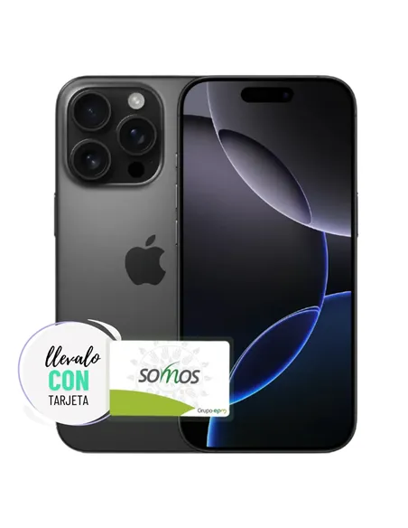 A Tres Click | Celular Iphone 16 pro max 512GB E-Sim Color Negro Titanium $ 10.430.370 $ 6.573.763 APPLE Apple 