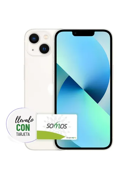 A Tres Click | Celular Iphone 13 128GB Sim Física Color, Blanco $ 3.665.870 $ 2.310.422 APPLE Apple 