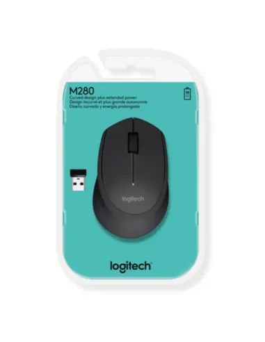 A Tres Click | Mouse Logitech inalámbrico M280 NEGRO $&nbsp;129.900 $&nbsp;70.954 Logitech Teclados y Mouse 