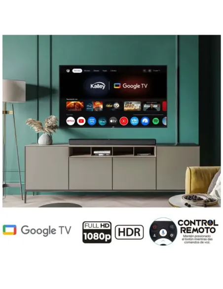 A Tres Click | TV KALLEY 40" Pulgadas 100.4 cm 40G200 FHD LED Smart TV Google $ 1.200.000 $ 756.303 Kalley Televisores 7705946478670