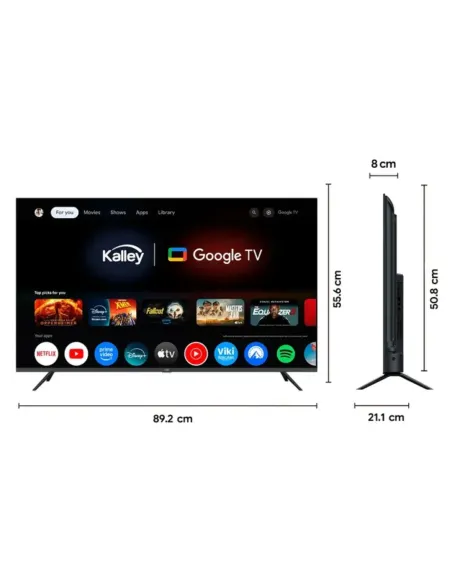 A Tres Click | TV KALLEY 40" Pulgadas 100.4 cm 40G200 FHD LED Smart TV Google $ 1.200.000 $ 756.303 Kalley Televisores 7705946478670
