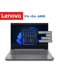 Portátil Lenovo V14 G4 AMN Ryzen 3 7320U, 16GB RAM, 256GB SSD, 14"