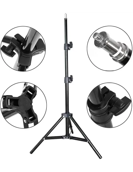 A Tres Click | Aro De Luz 20cm Con Trípode de 1 Metro Y Accesorios $ 84.257 $ 49.563 Generic Fotografía 