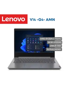 A Tres Click | Portátil Lenovo V14 G4 AMN AMD Ryzen 5 7520U, 16GB LPDDR5, 512GB SSD, 14" FHD $ 2.399.900 $ 1.775.926 Lenovo Portátiles & Notebook 