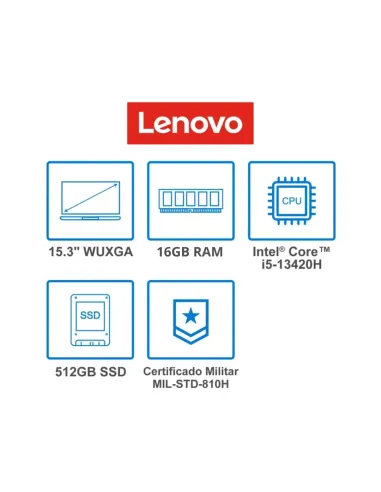 A Tres Click | Portatil Lenovo IdeaPad Slim 3 15IRH10, Intel Core I5 13420H, 16GB DDR4, 512GB SSD, 15.3" WUXGA $&nbsp;2.932.349 $&nbsp;1.724.911 Lenovo Portátiles & Notebook 