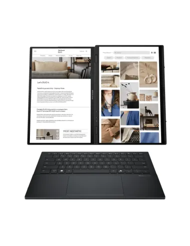 A Tres Click | Portatil Asus Zenbook Duo UX8406CA, Intel core Ultra 9 285H, 1TB PCIeG4, 32GB LPDDR5X, 14" OLED WQ + BEND, W11 HOME $&nbsp;11.280.000 $&nbsp;8.798.400 Asus Portátiles & Notebook 