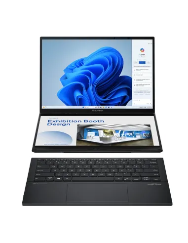 A Tres Click | Portatil Asus Zenbook Duo UX8406CA, Intel core Ultra 9 285H, 1TB PCIeG4, 32GB LPDDR5X, 14" OLED WQ + BEND, W11 HOME $&nbsp;11.280.000 $&nbsp;8.798.400 Asus Portátiles & Notebook 