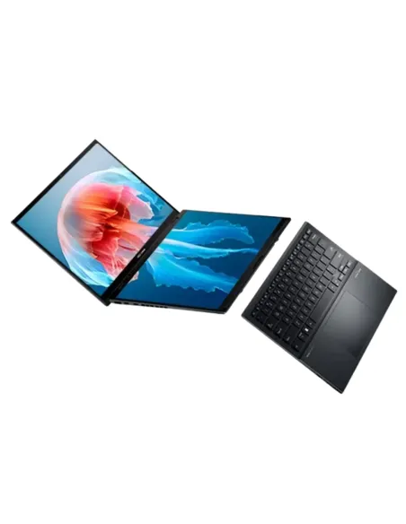 A Tres Click | Portatil Asus Zenbook Duo UX8406CA, Intel core Ultra 9 285H, 1TB PCIeG4, 32GB LPDDR5X, 14" OLED WQ + BEND, W11 HOME $ 11.280.000 $ 8.798.400 Asus Portátiles & Notebook 