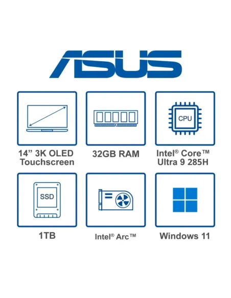 A Tres Click | Portatil Asus Zenbook Duo UX8406CA, Intel core Ultra 9 285H, 1TB PCIeG4, 32GB LPDDR5X, 14" OLED WQ + BEND, W11 HOME $ 11.280.000 $ 8.798.400 Asus Portátiles & Notebook 