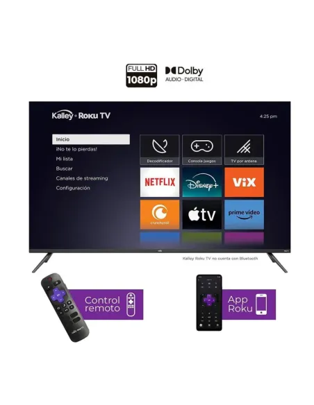 A Tres Click | TELEVISOR KALLEY 40" 100.4 cm 40G200 FHD LED Smart TV Roku TV $ 1.200.000 $ 756.303 Kalley Televisores 7705946478670