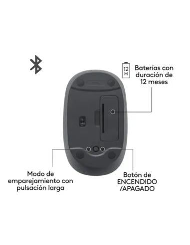 A Tres Click | Mouse Inalambrico Logitech M196 Bluetooth $&nbsp;89.990 $&nbsp;52.935 Logitech Teclados y Mouse 