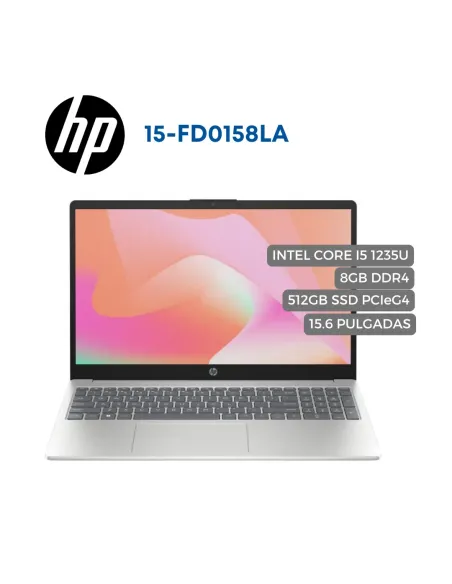 A Tres Click | Portatil HP 15-FD0158la Intel Core I5 1235U, 8GB DDR4, 512GB SSD, 15.6" $&nbsp;2.990.000 $&nbsp;1.764.100 Hewlett Packard Portátiles & Notebook 