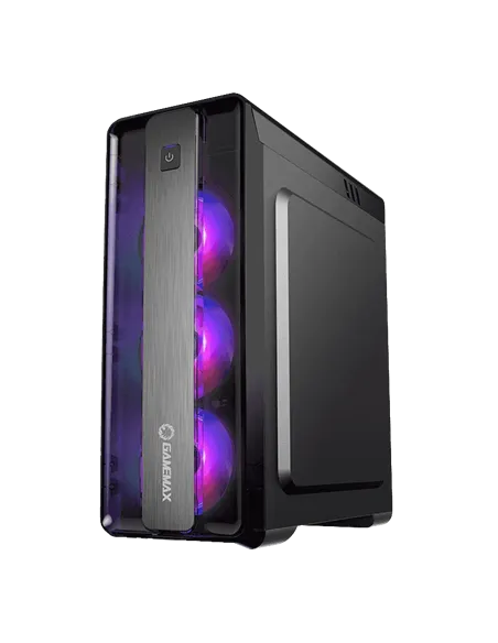 A Tres Click | Chasis Gamemax Moonlight Frgb Bk $ 509.900 $ 325.650 Gamemax Chasis 