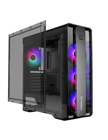 A Tres Click | Chasis Gamemax Moonlight Frgb Bk $ 509.900 $ 325.650 Gamemax Chasis 