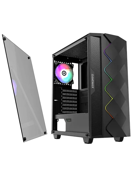 A Tres Click | Chasis Gamemax Black Diamond $ 432.900 $ 283.750 Gamemax Chasis 