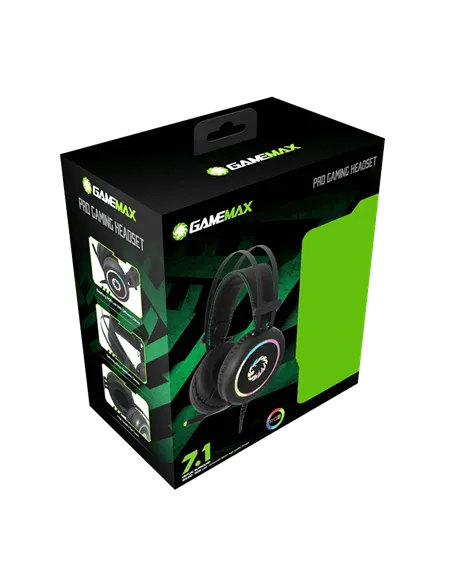 A Tres Click | Diadema Gamemax Hg3500 Pro Usb 7.1 $ 210.900 $ 88.613 Gamemax Audífonos Gamers 